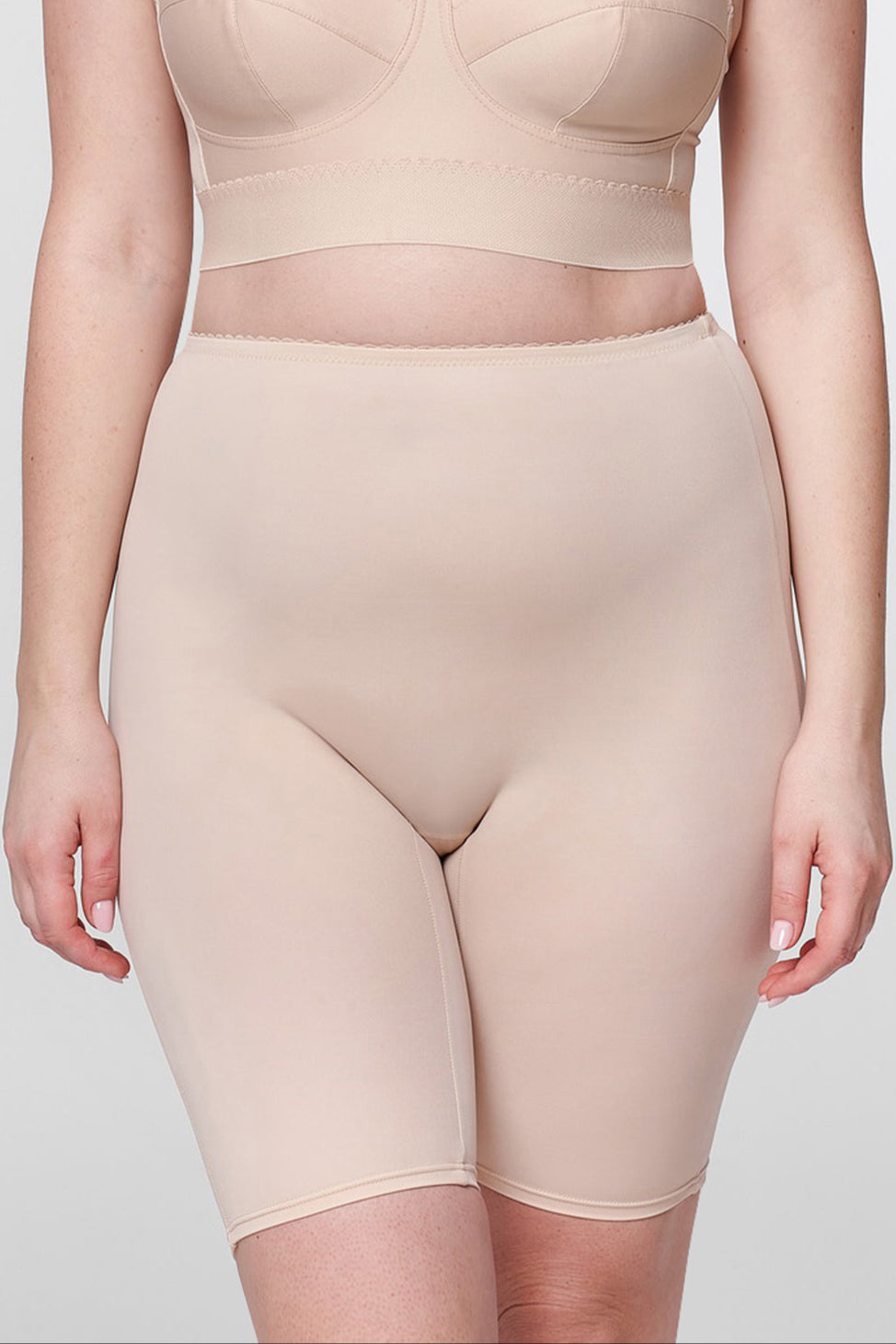 Frances high waist light compression shorts